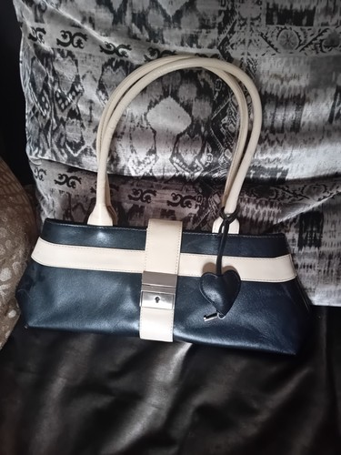 Black and cream - , leather