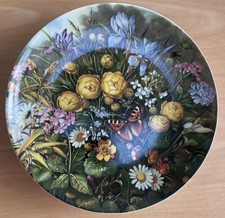 Furstenberg Floral Collectors Plate Wilde Schonheiten Series ‘Am Teich’ 1989