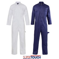 Mens Poly cotton Coverall Men Work Wear Overalls Boiler Welder Mechanic Suit