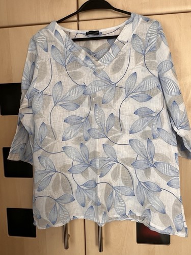 Luca vanucci blue white - white, leaf