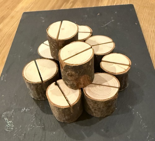 Wooden place card holders - place,