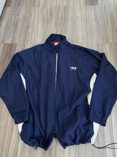 Vtg 90s fila sport windbreaker - vtg,