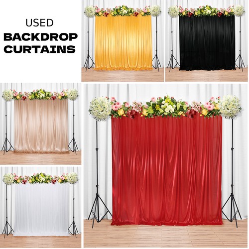 1pc used polyester - used, backdrop