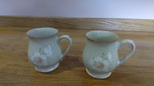 2 Vintage Denby Daybreak  Stoneware Mugs in  Excellent Condition