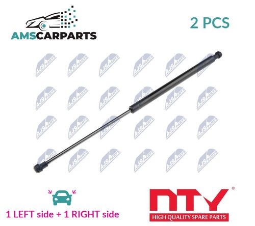 Tailgate boot struts set rear - tailgate,
