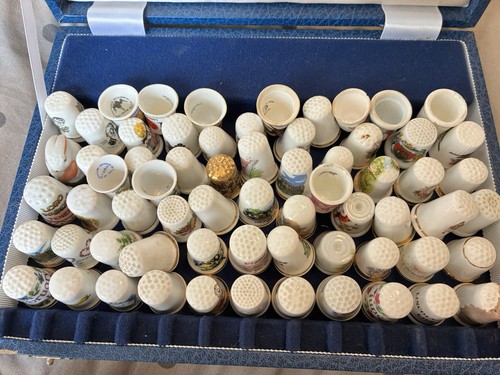 Mixed lot thimbles collectors - mixed,