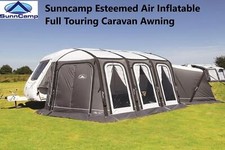 Sunncamp Esteemed Air Inflatable Full Touring Caravan Awning Size 16 - 1025-1050