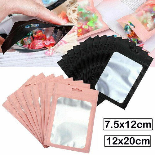 100pcs clear zip seal - 100pcs,