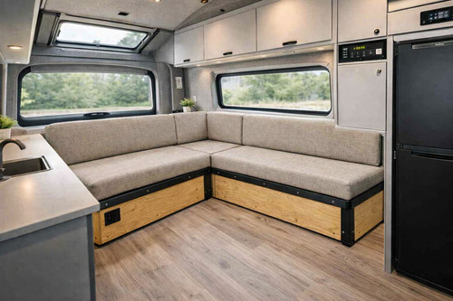 Shape campervan cushions - l,