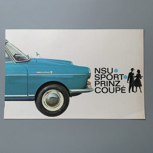 Nsu sport prinz coupe - sport, brochure