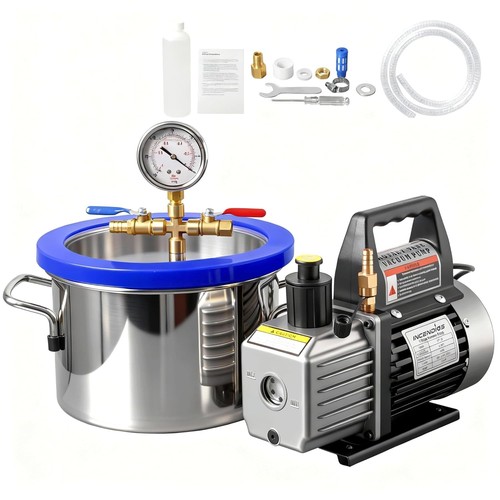 Vacuum chamber with 3 - chamber,