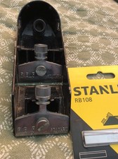 Stanley RB5 Block and Bullnose Wood Plane.  excellent condition + new blades