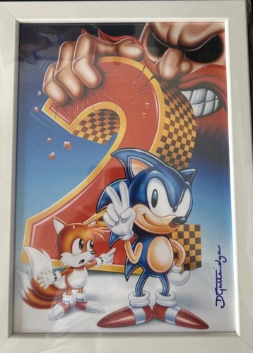 Sonic the hedgehog signed - the,