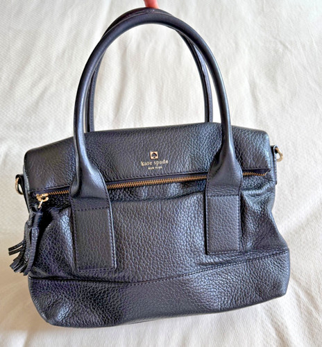 Kate spade black - kate, pebbled