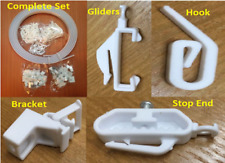 FLEXIBLE CURTAIN TRACK RAIL & ACCESSORIES FOR STRAIGHT & BAY WINDOWS 3M 4.5M 6M