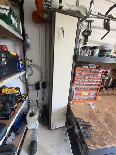 Steel grey rifle gun - steel, cabinet