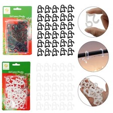 24/48pcs Gutter Hooks Clips