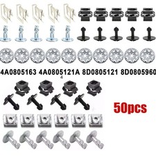 50pcs For AUDI A4 A6 A8 TT Undertray Engine Under Cover Fixing Clips Screw Kit