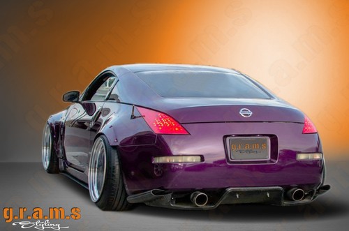 Carbon fiber rear diffuser - carbon,