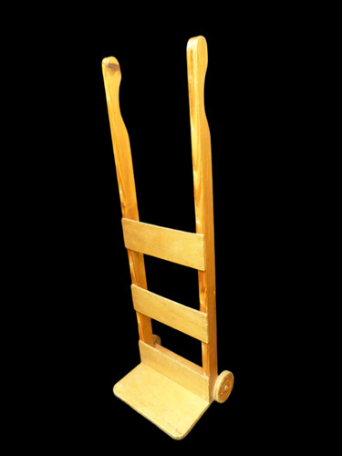 Vintage high wooden - high,