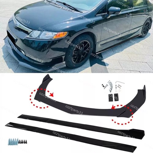Gloss black side - gloss, +