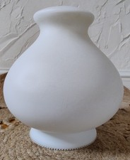 Large Vintage White Milk Glass