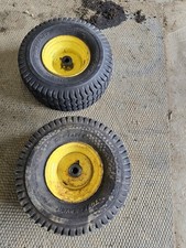 john deere L 100 series ride on lawn mower front wheels and tyres 15 6.00 6 rims