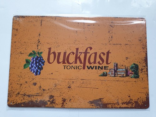 Buckfast tonic wine metal sign - buckfast,