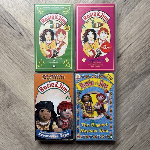 Rosie and jim vhs tapes - and,