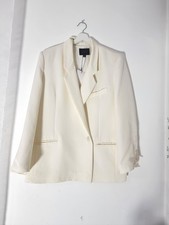 Zara Womens Oversized Cream