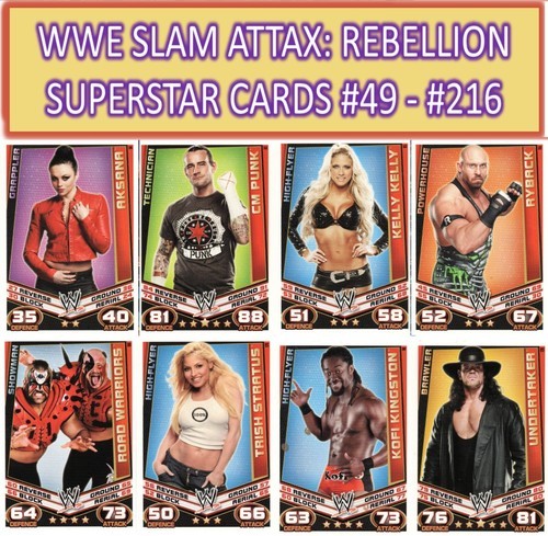 Topps wwe slam - topps, attax