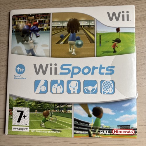 Wii sports game cardboard - wii,