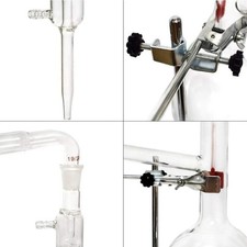 Lab Glassware 250-1000ml Atmospheric Distillation Kit Chemistry Purification gb