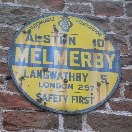 Photo 6x4 old sign - aa, in