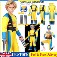 Wolverine Costume Cosplay Kids