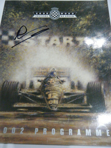 Signed programme 2002 goodwood - programme,