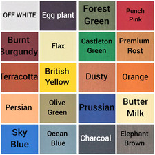 Plain Vertical Blind Made To Measure Replacement Slats 3.5" 89mm Ready To Hang