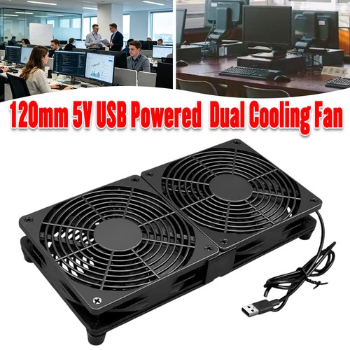 Dual fan usb powered - dc,