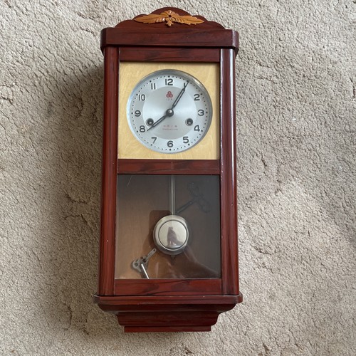 Vintage wall clock - wall,