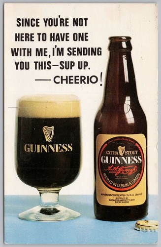 Guinness since you not - since, you're