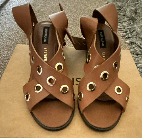 River island brown leather - island,