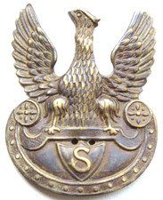WWl Poland Polish Army Legion Eagle Cap Badge