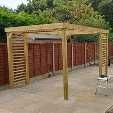 Garden Wooden Gazebo Pergola
