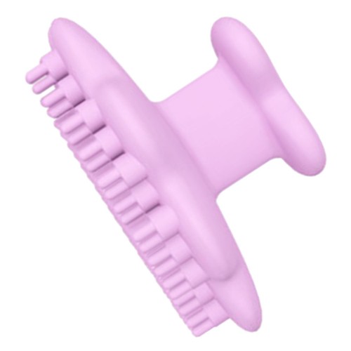 Violet silicone face scrubber - violet,