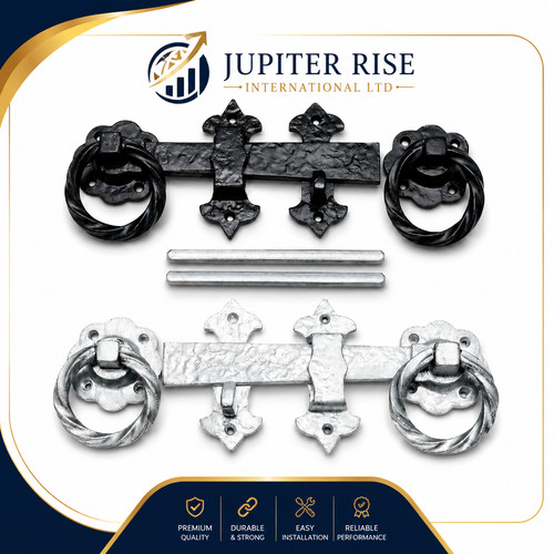Twisted ring gate - ring, latch