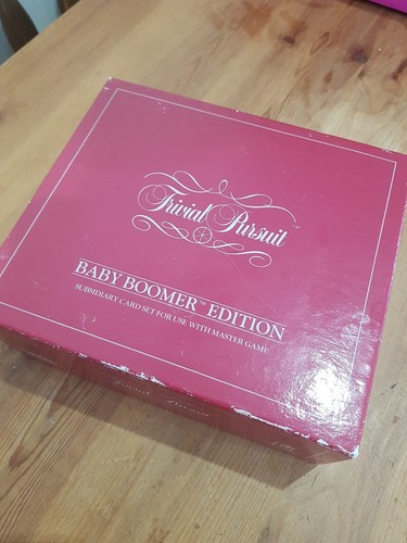 Trivial pursuit baby boomer - baby,