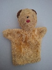 Vintage. 1950s Sooty  Hand Puppet. Plush With Straw Filled Head. No Eyes.