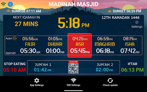 Azan clock for home islamic - clock,