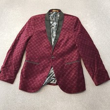 Next Mens Jacket 40R Burgundy