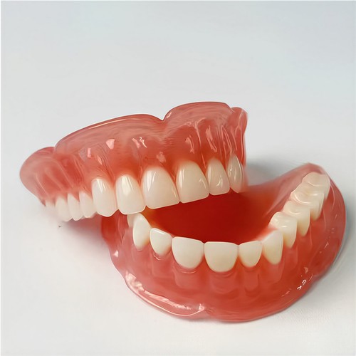 Snap false teeth upper - false,
